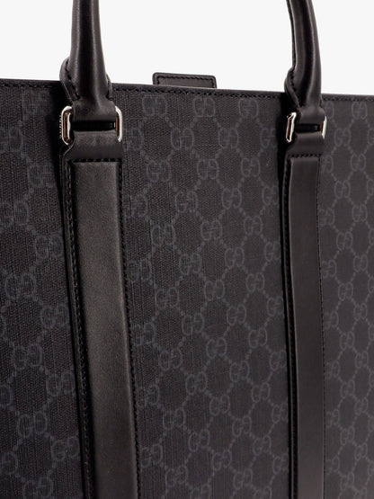 Borsa shopping in tessuto gg supreme con tracolla thumbnail