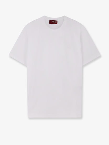 Cotton T-shirt with embroidered GG Incrocio logo thumbnail