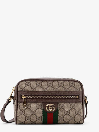 GG Supreme fabric shoulder bag with Web band thumbnail