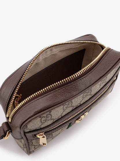 GG Supreme fabric shoulder bag with Web band thumbnail