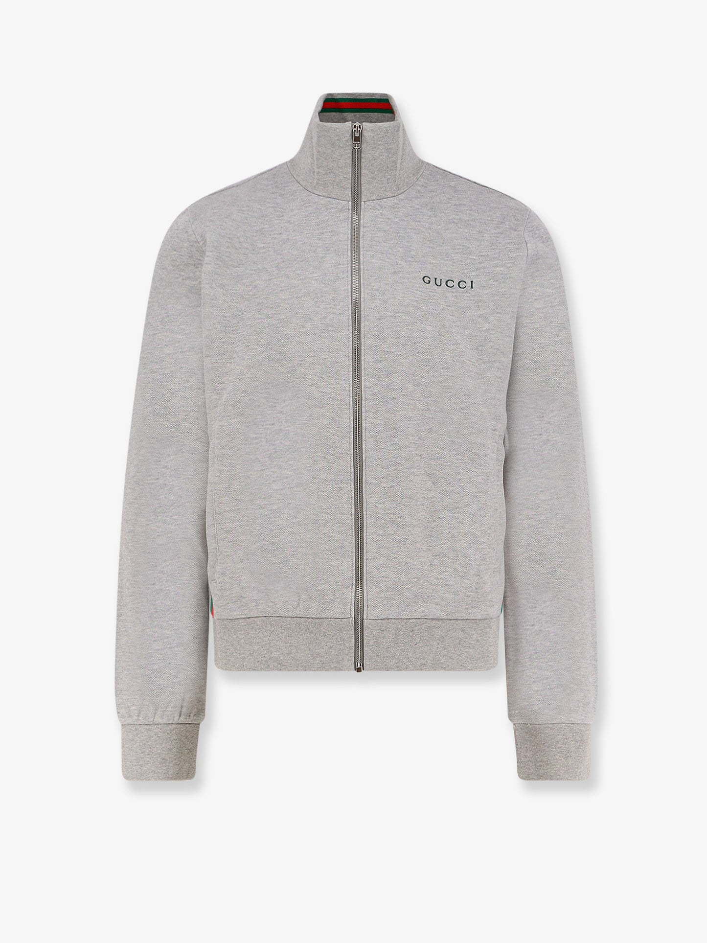Cotton piquet sweatshirt