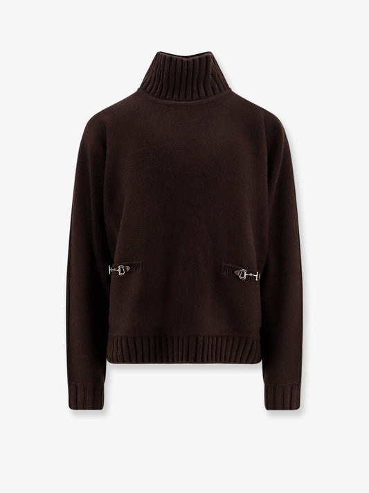 Wool and cashmere turtleneck sweater