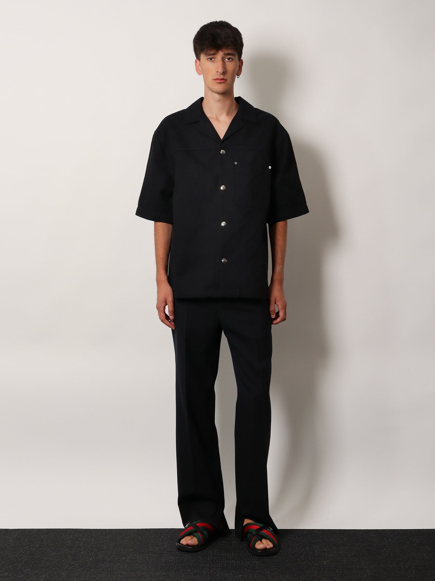 GG Jacquard cotton shirt