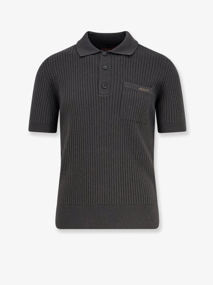 Wool and cashmere polo shirt thumbnail