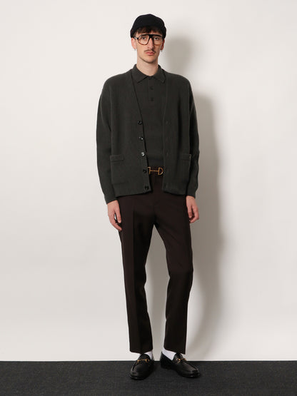 Wool and cashmere polo shirt thumbnail