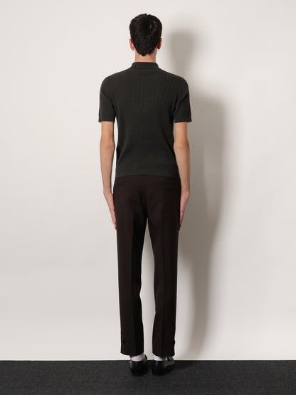 Wool and cashmere polo shirt thumbnail