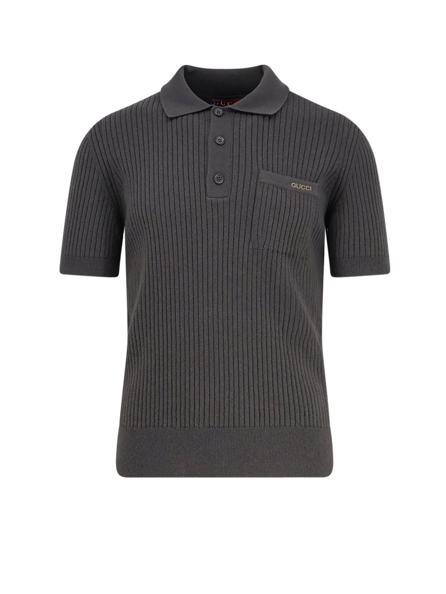 Wool and cashmere polo shirt