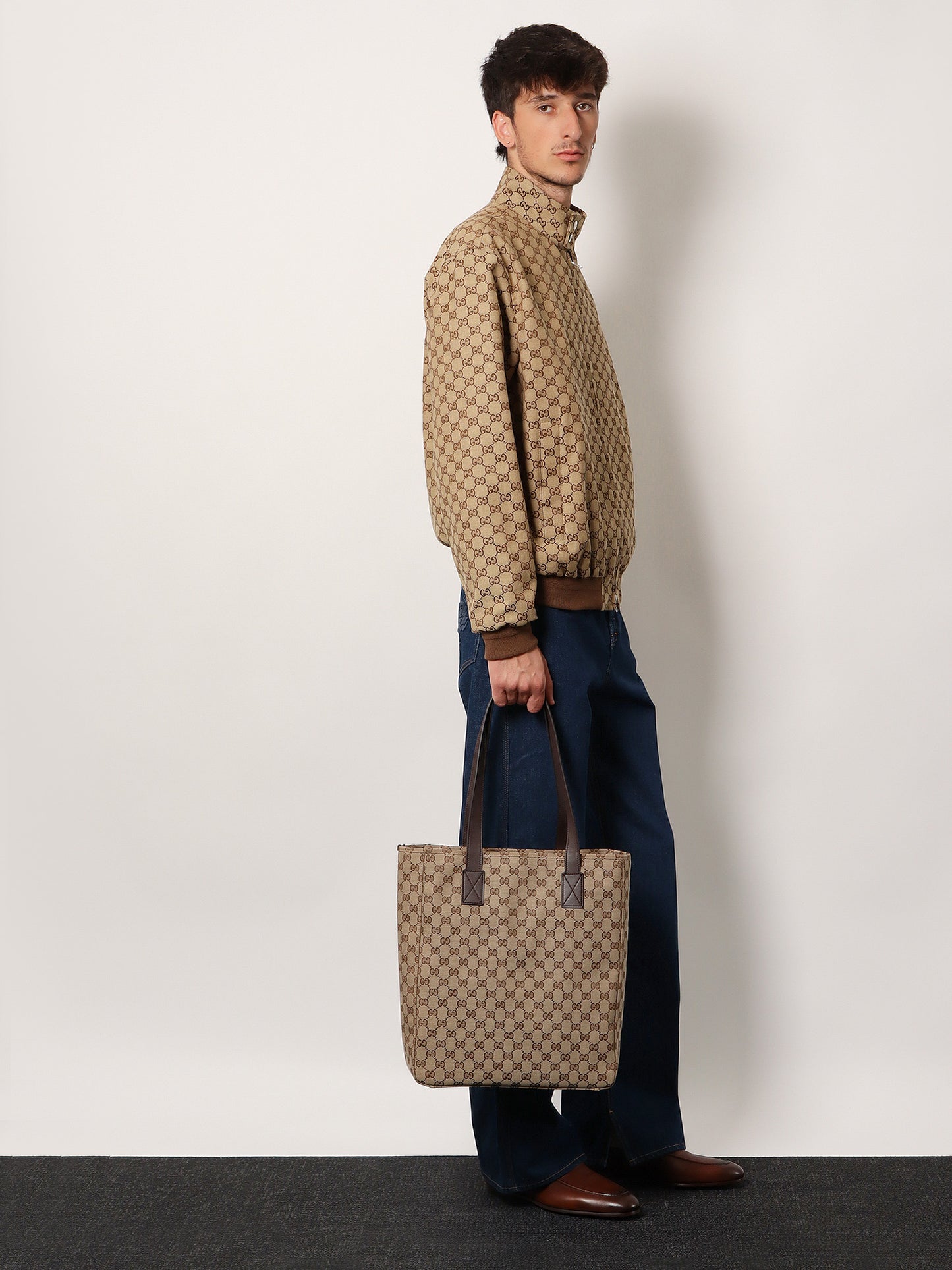 Borsa Shopping in Tessuto GG