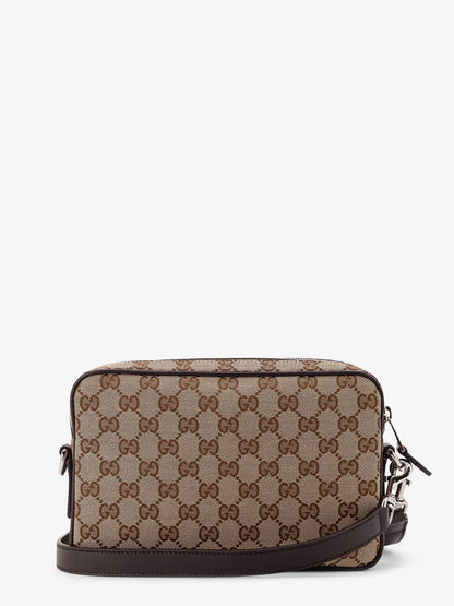 GG Supreme fabric shoulder bag with leather inserts thumbnail