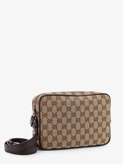 GG Supreme fabric shoulder bag with leather inserts thumbnail