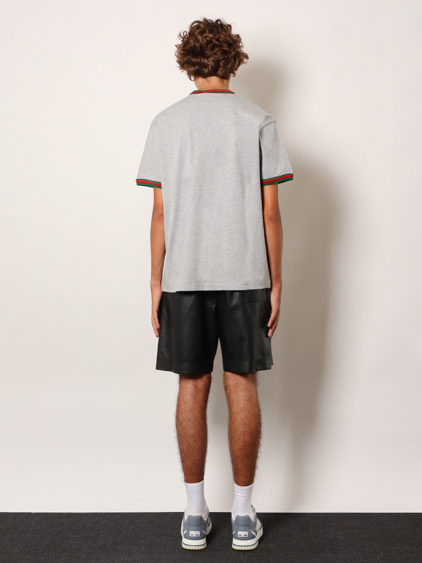 Cotton t-shirt with Web detail