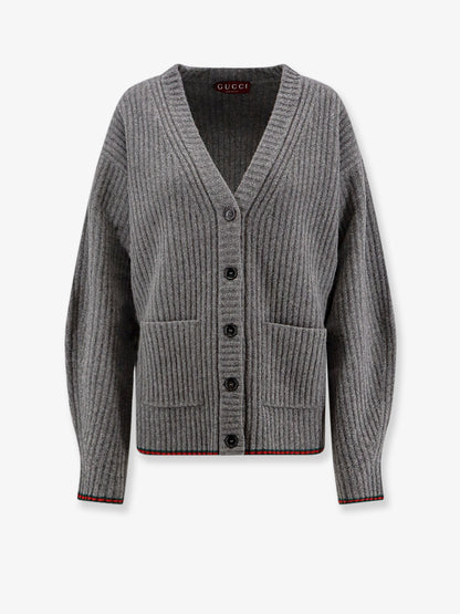 Ribbed wool cardigan thumbnail