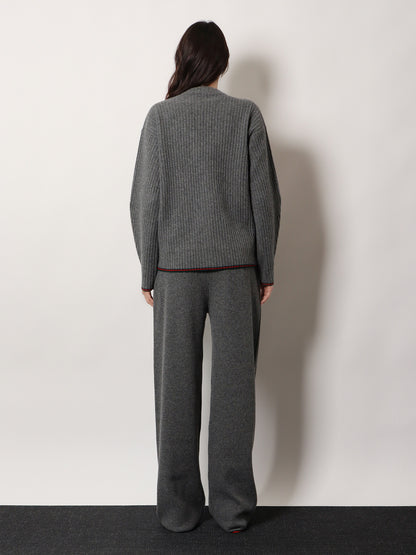 Ribbed wool cardigan thumbnail