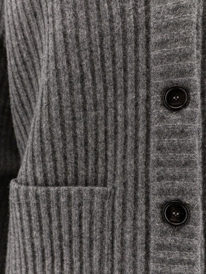 Ribbed wool cardigan thumbnail