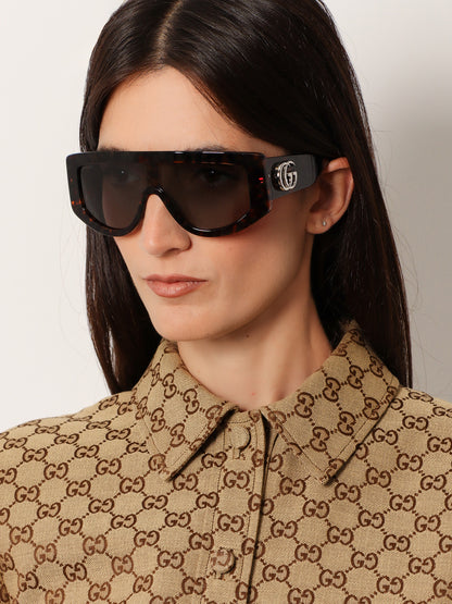 Rectangular acetate sunglasses thumbnail