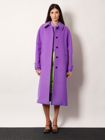 Compact cashmere wool coat thumbnail