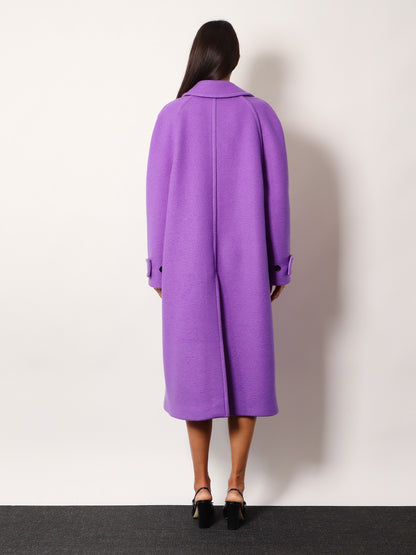 Compact cashmere wool coat thumbnail