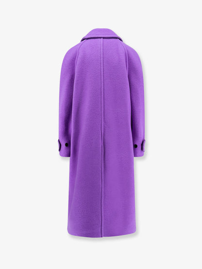 Compact cashmere wool coat thumbnail