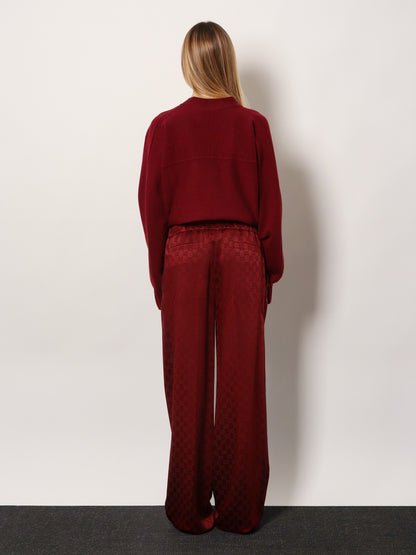 Gucci Rosso Ancora viscose blend trousers thumbnail