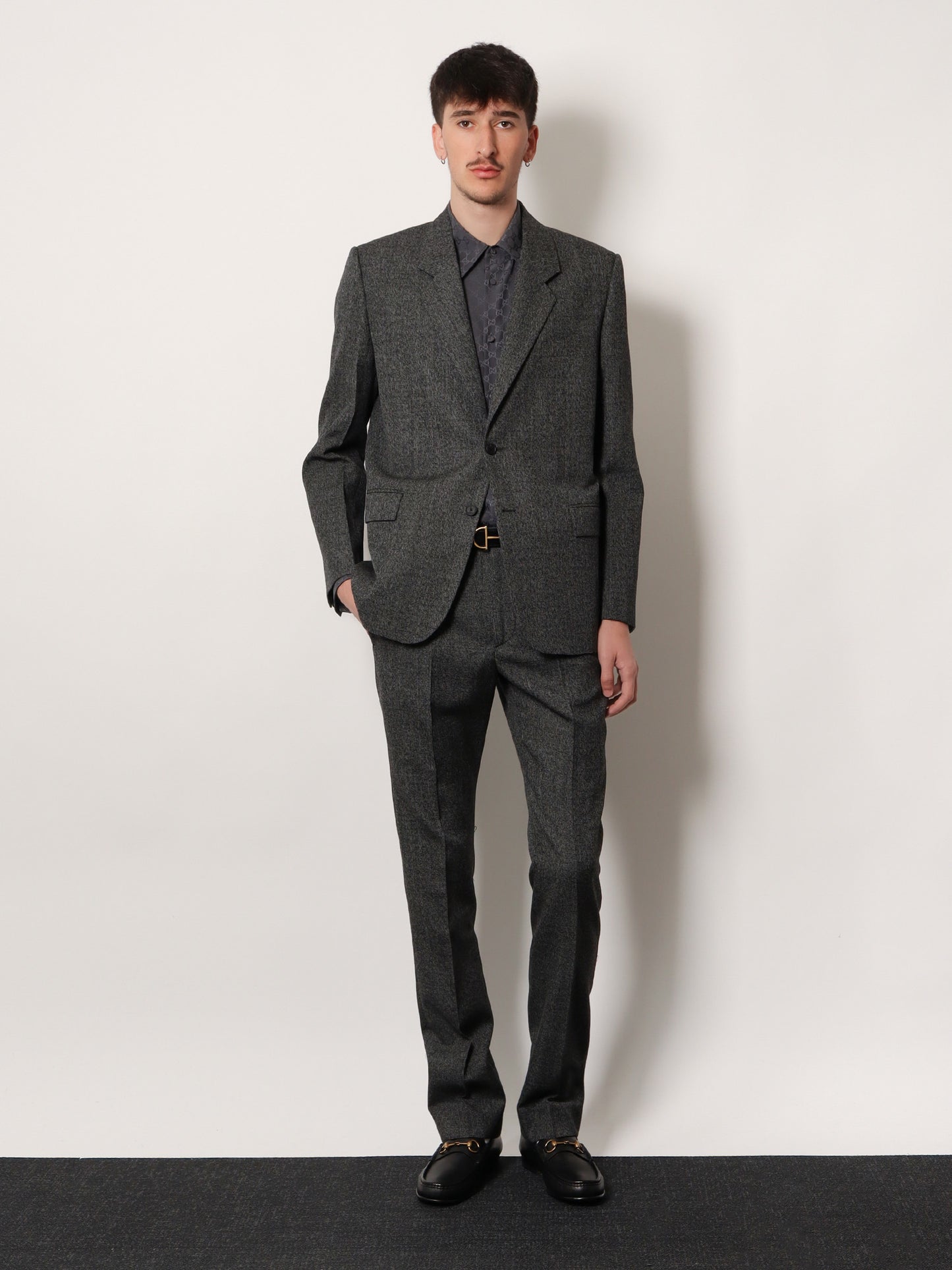 GG Jacquard silk shirt