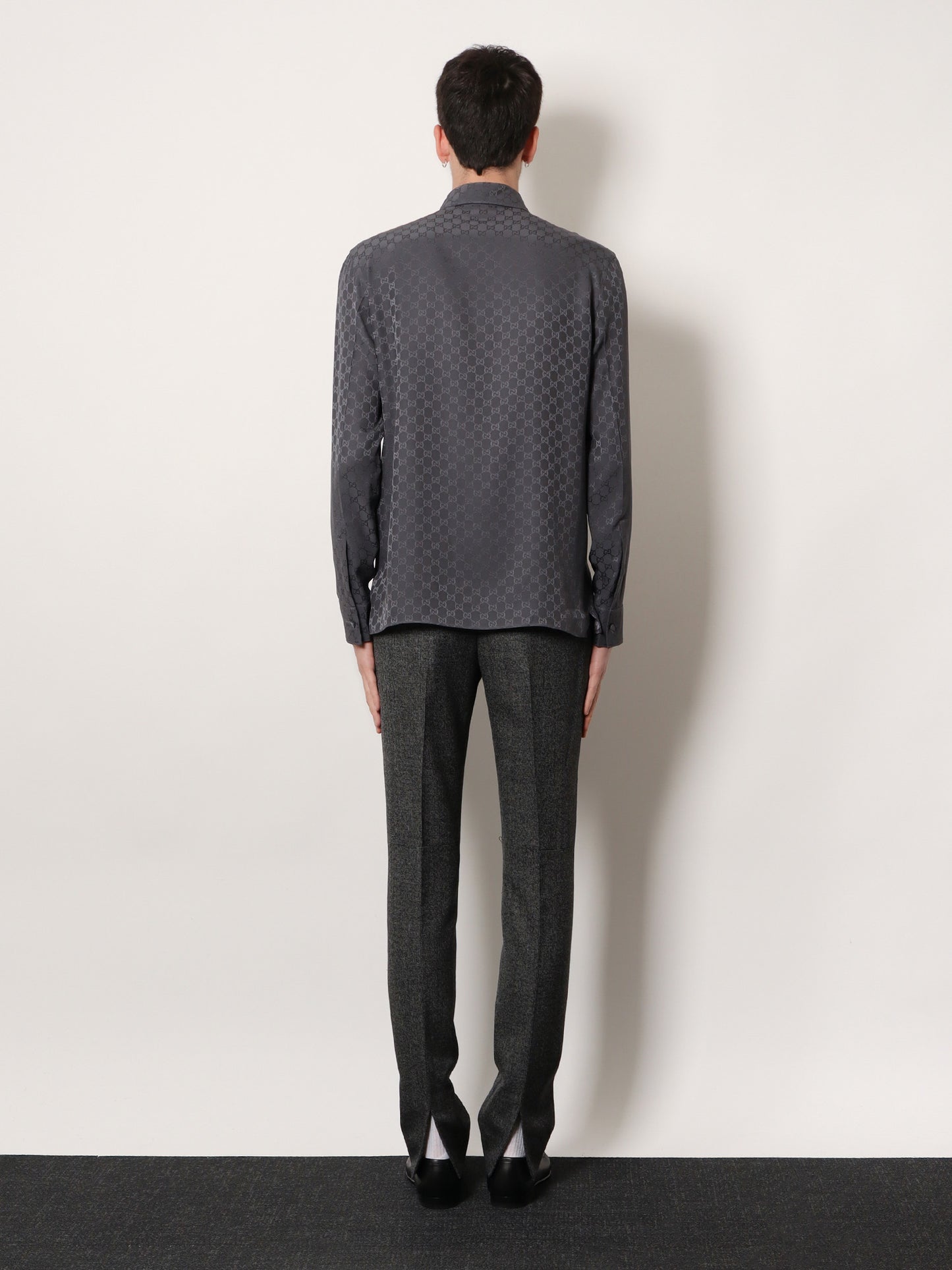 GG Jacquard silk shirt