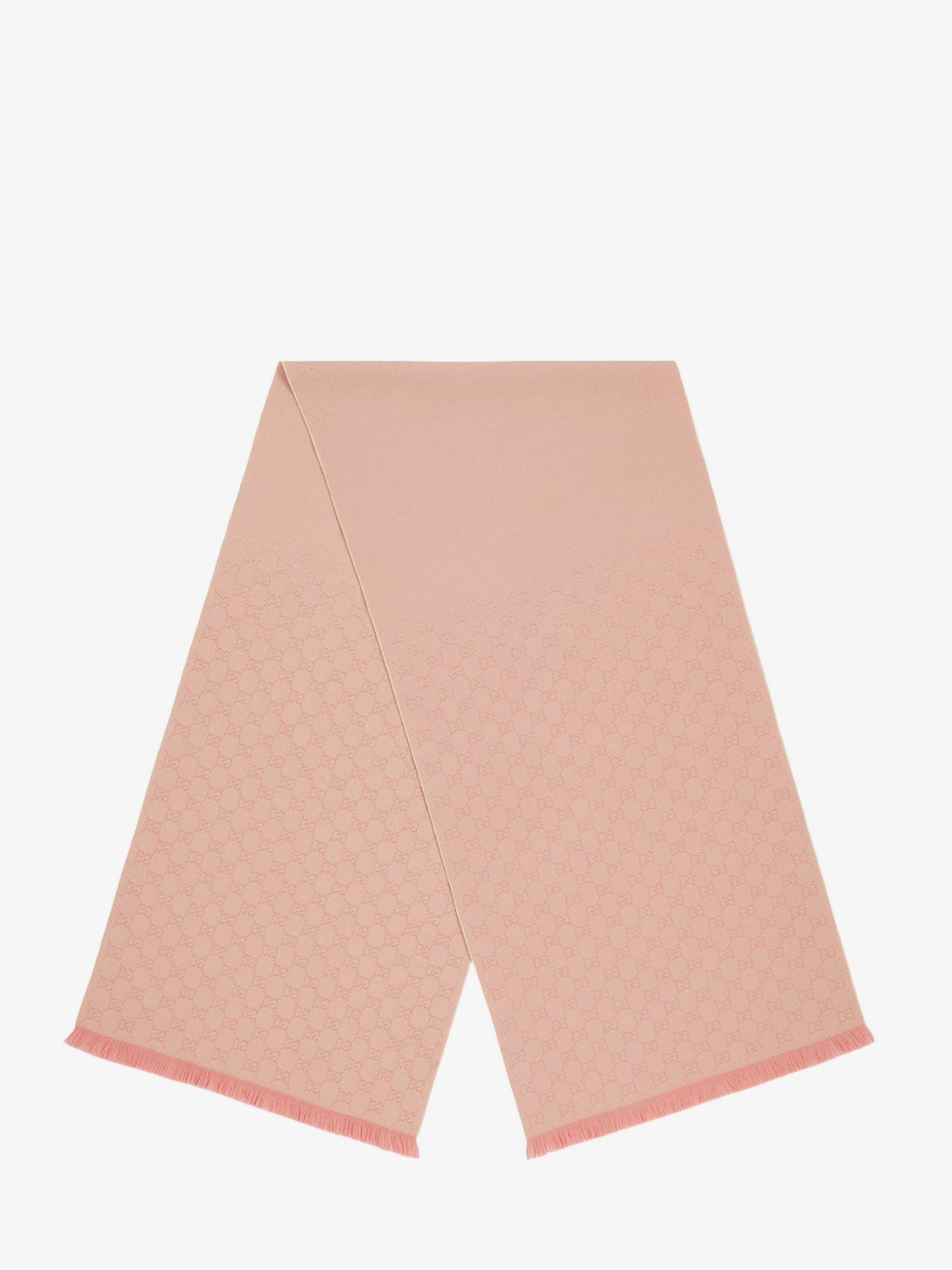 Jacquard wool scarf with GG motif