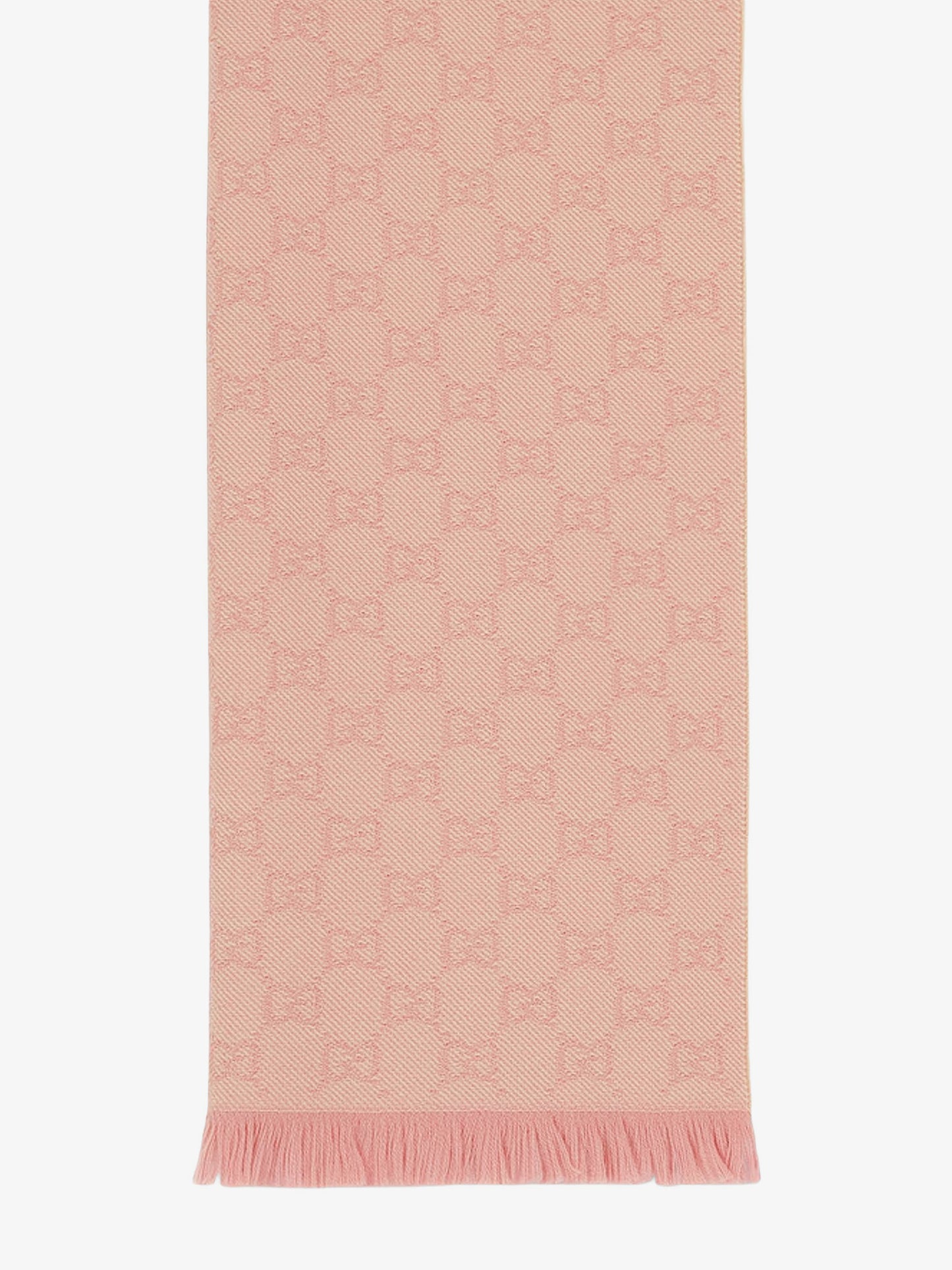 Jacquard wool scarf with GG motif