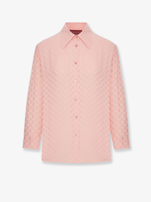 GG silk shirt