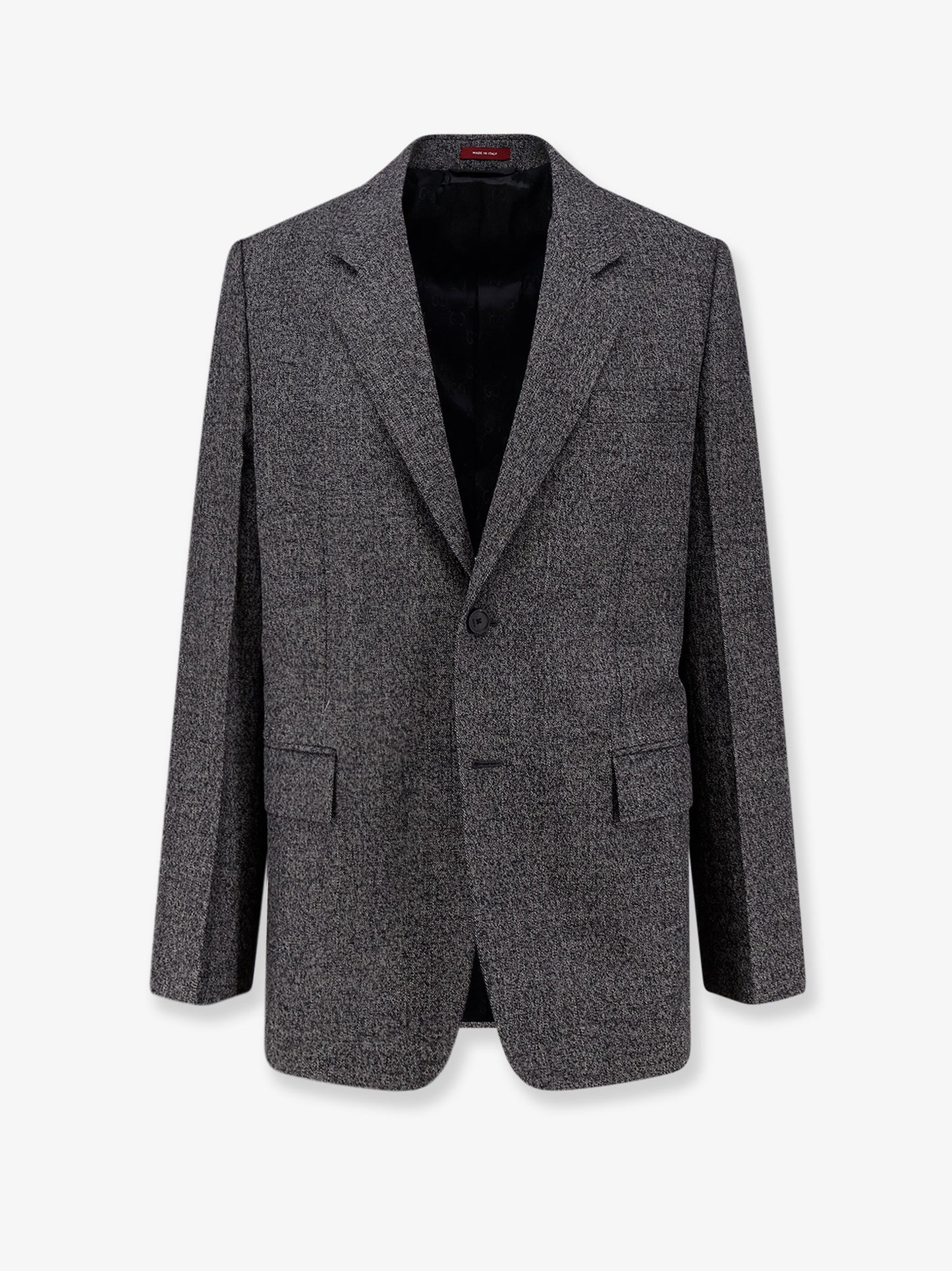 Mouliné wool blazer
