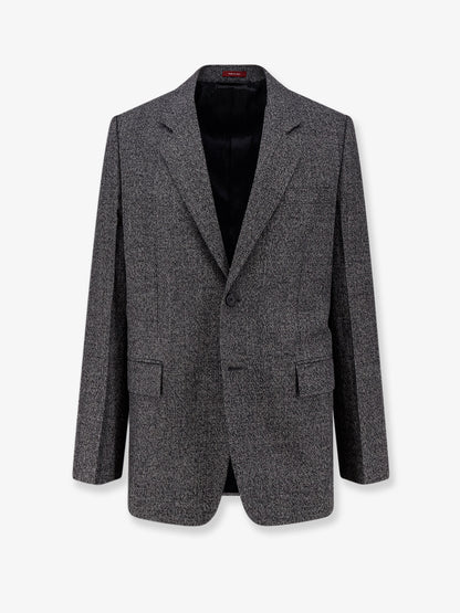 Mouliné wool blazer thumbnail