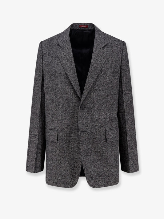 Mouliné wool blazer