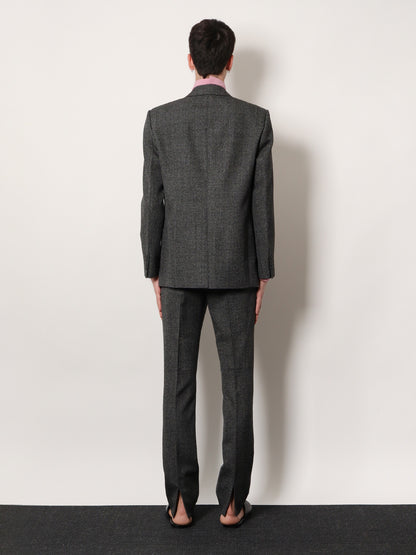 Mouliné wool blazer thumbnail