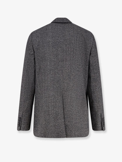 Mouliné wool blazer thumbnail