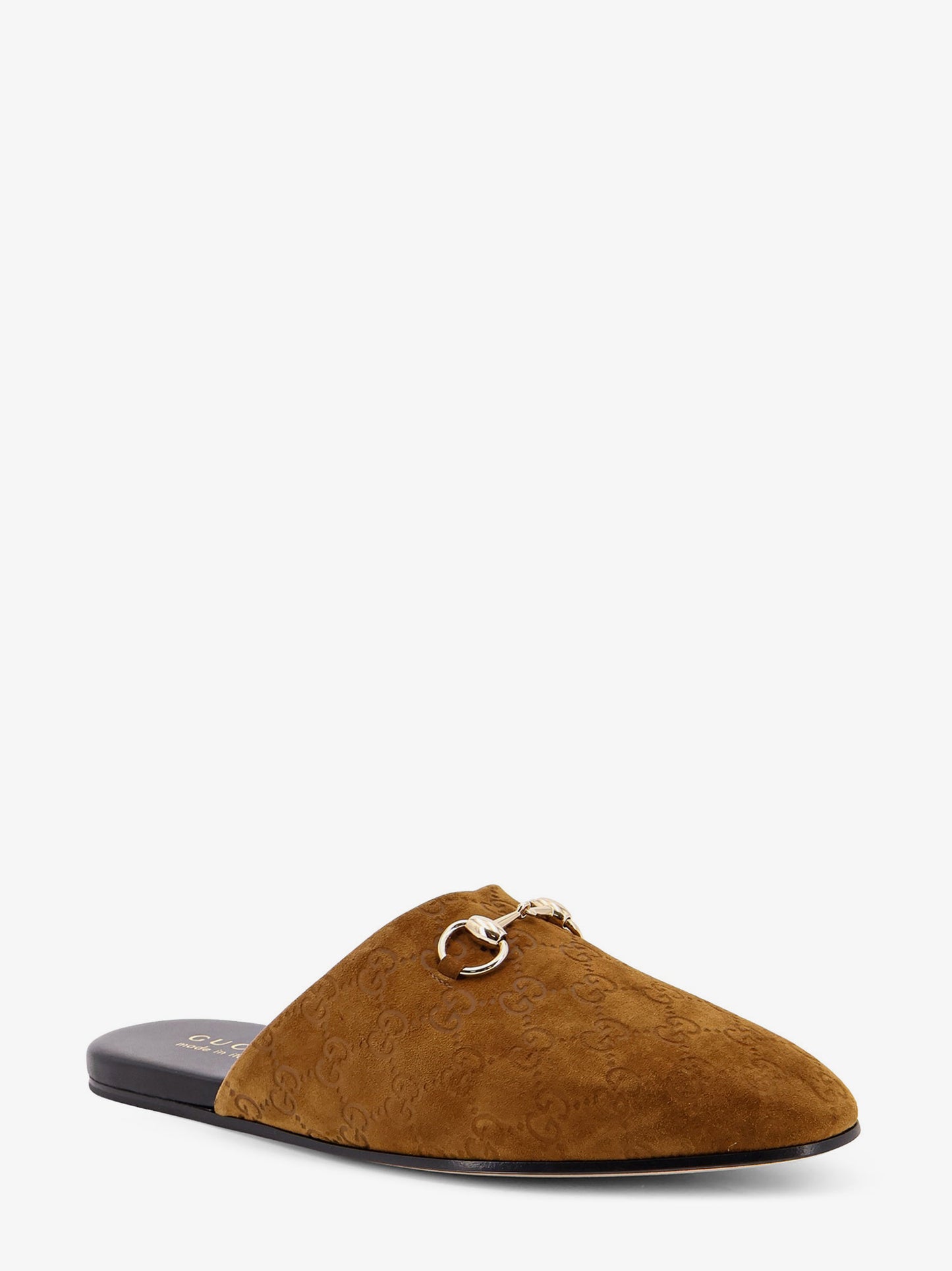 Sabot in suede con dettaglio Morsetto