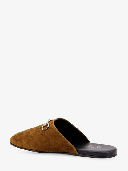 Sabot in suede con dettaglio Morsetto thumbnail