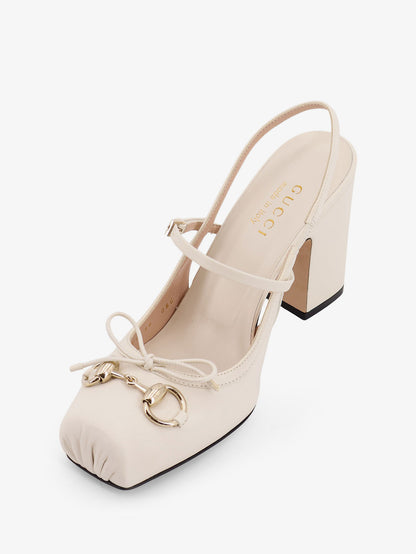 Leather décolleté thumbnail