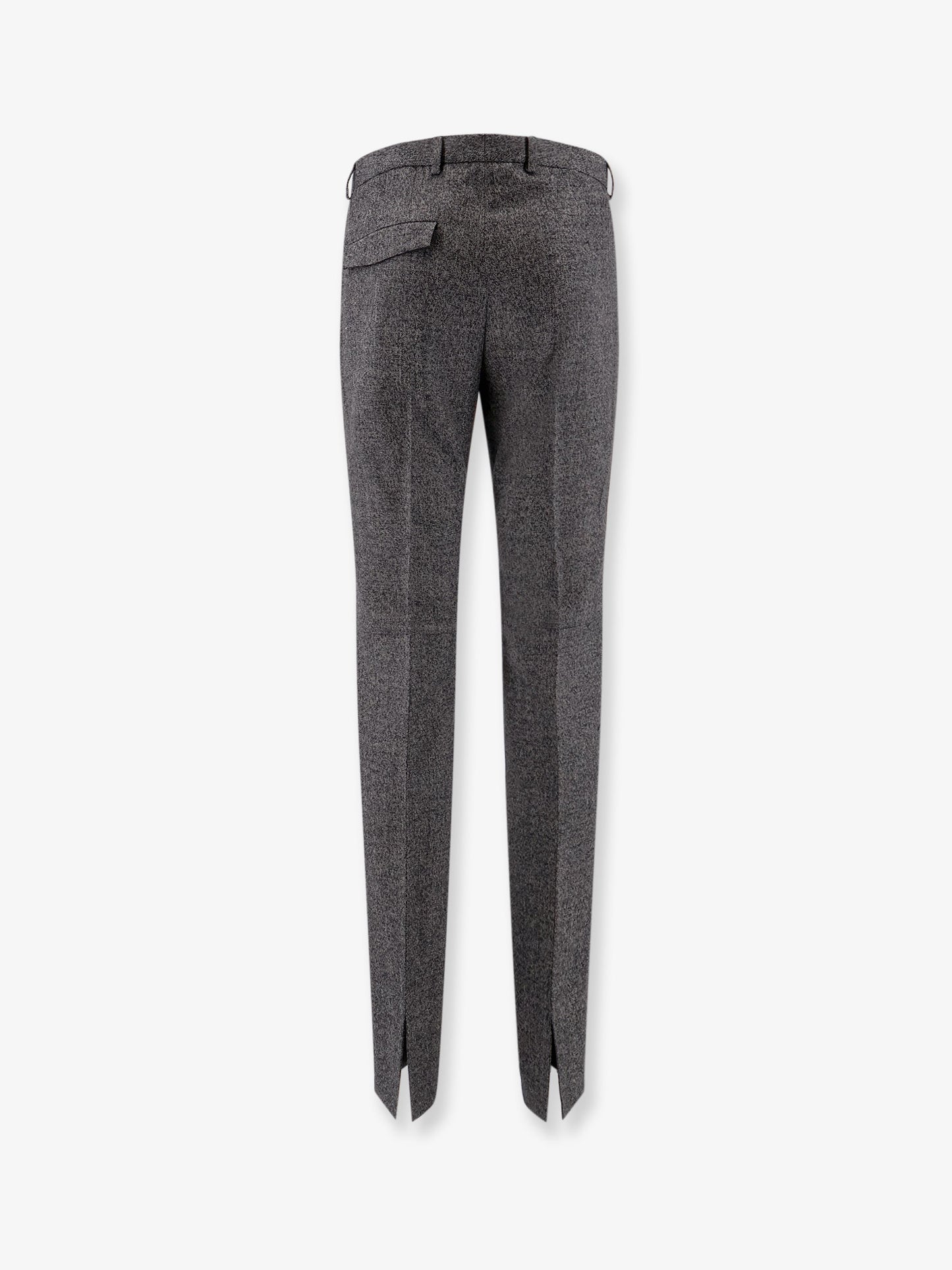 Mouliné wool trousers