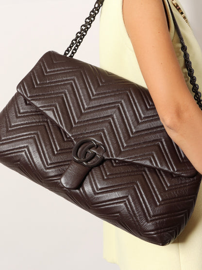 GG Marmont quilted leather bag thumbnail