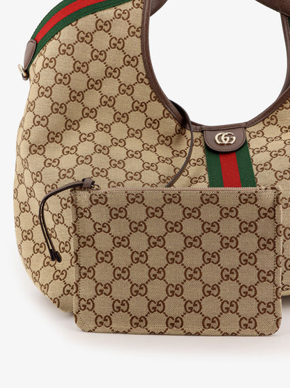Gucci Giglio GG Supreme Fabric shopping bag thumbnail
