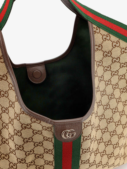 Gucci Giglio GG Supreme Fabric shopping bag thumbnail