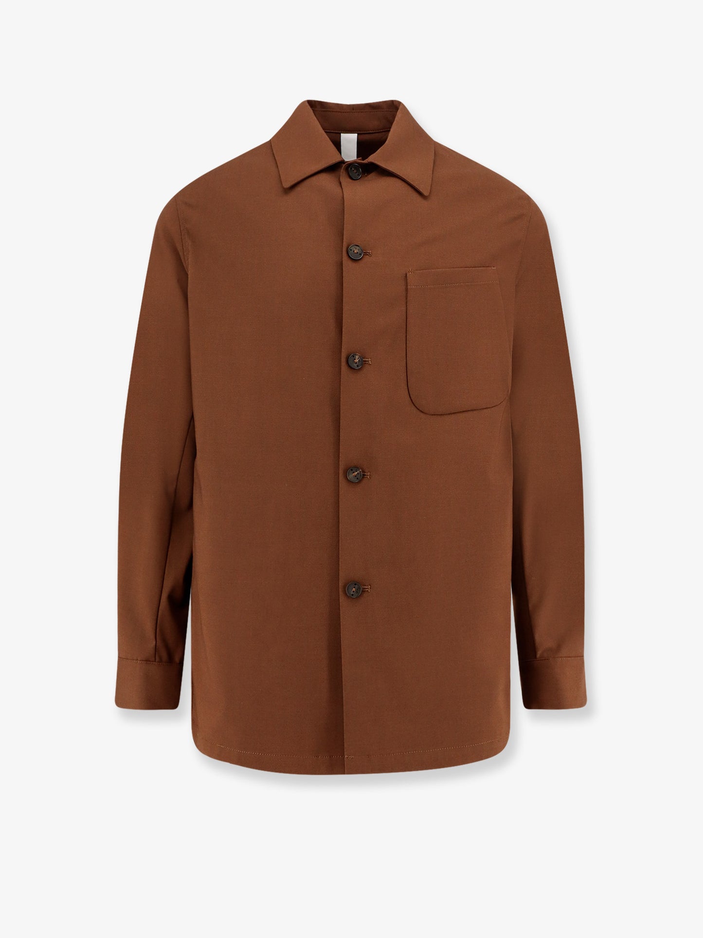 Bari oversized wool blend shirt