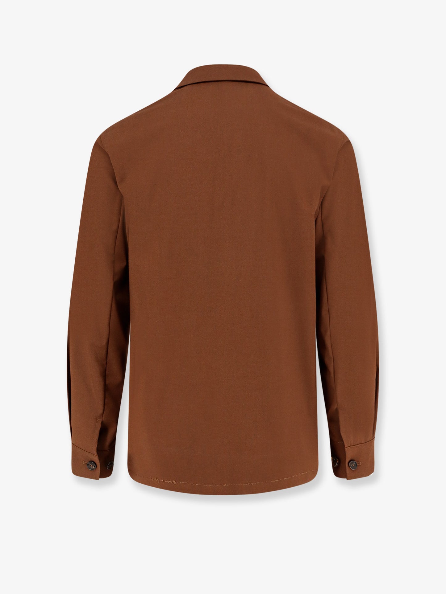 Bari oversized wool blend shirt