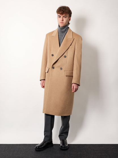 Cashmere coat with satin lining thumbnail