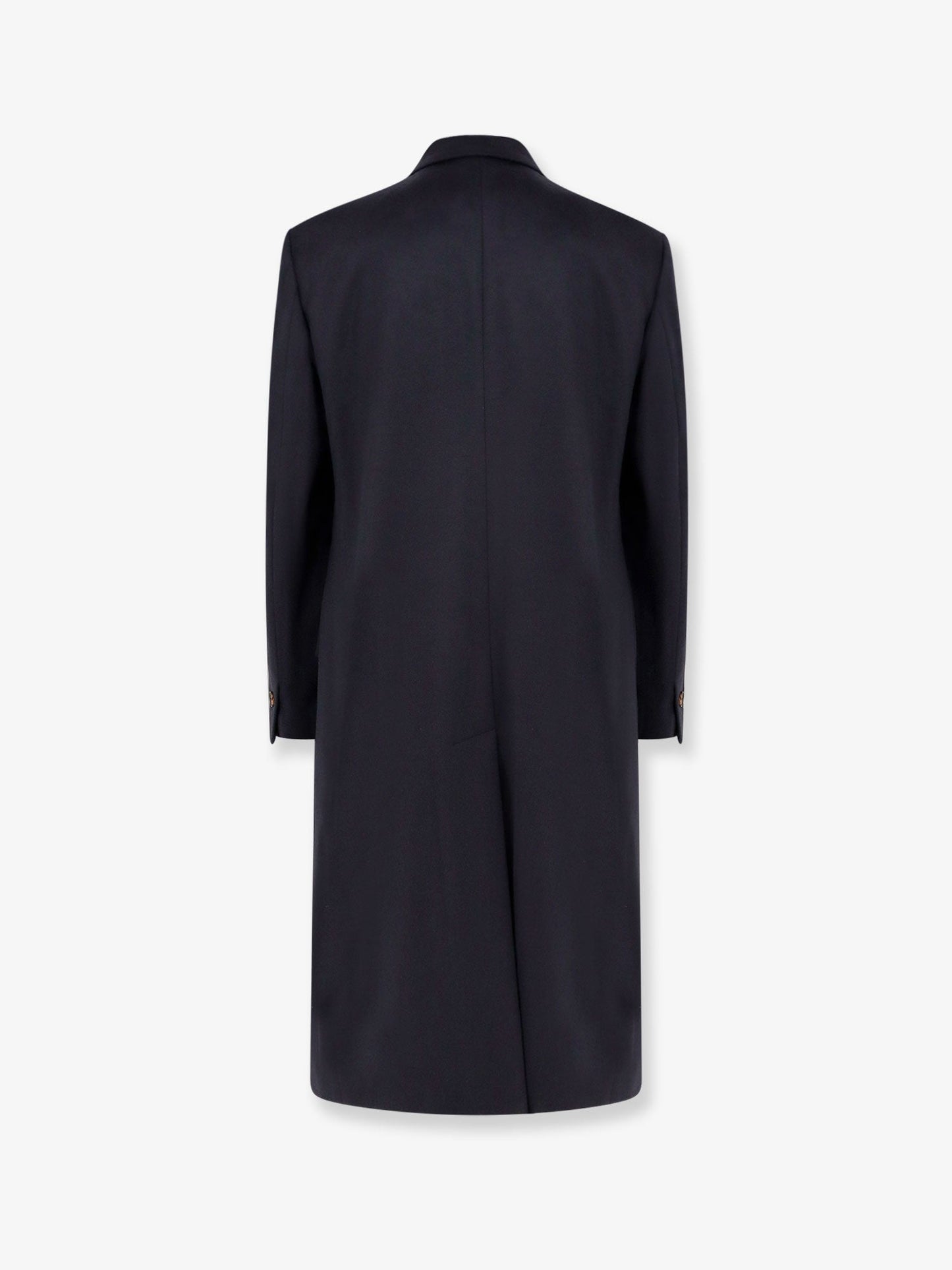 Cashmere coat with satin lining