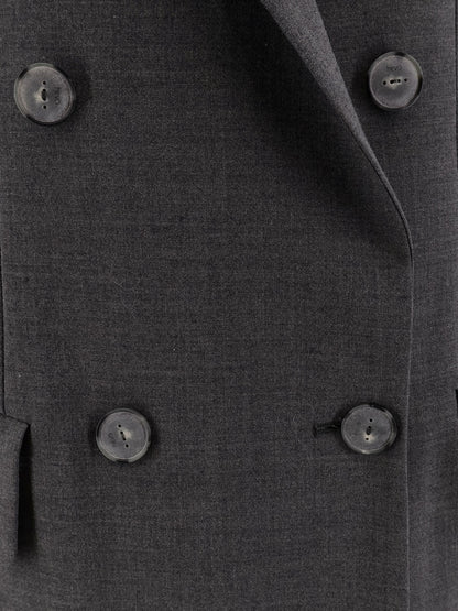 Rocchetta double-breasted wool blend suit thumbnail