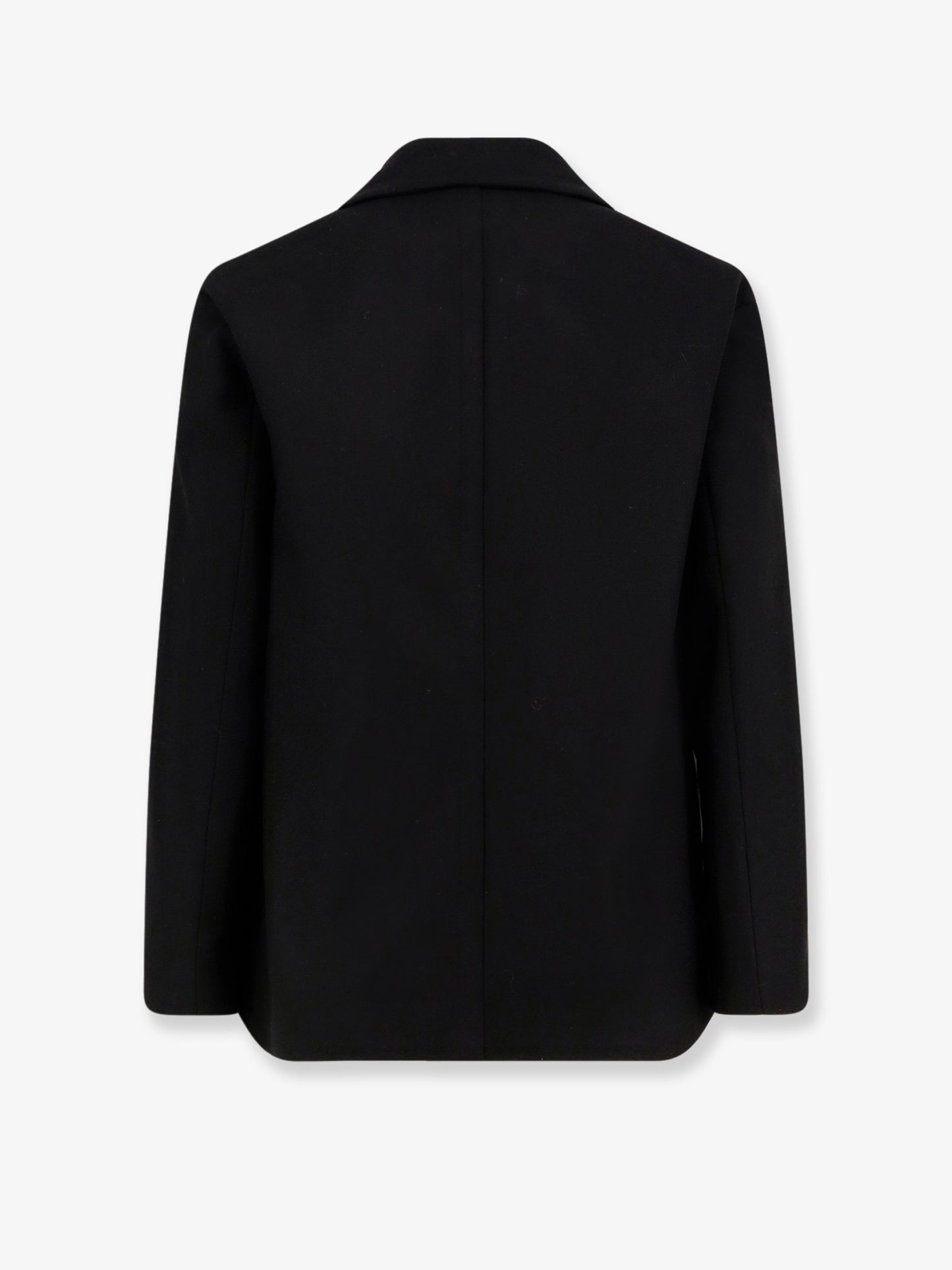 Trani double-breasted wool blend coat