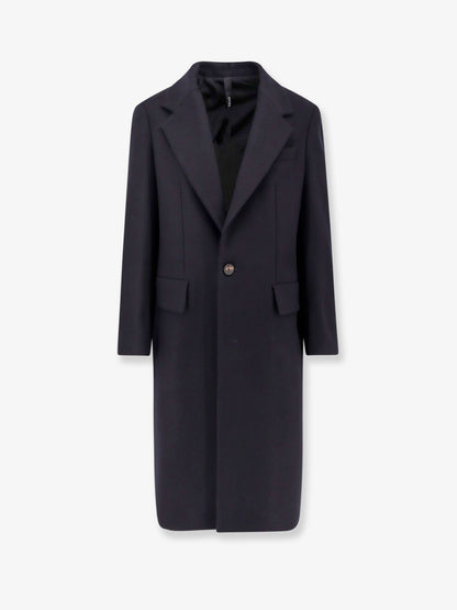 Virgin wool coat with satin lining thumbnail