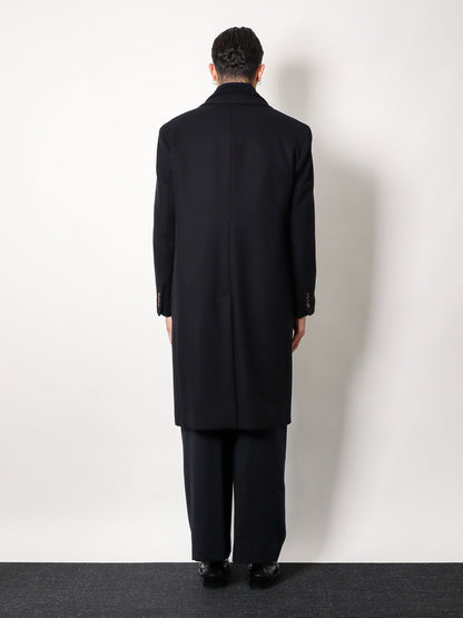 Virgin wool coat with satin lining thumbnail
