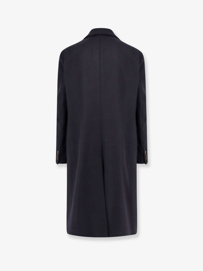 Virgin wool coat with satin lining thumbnail