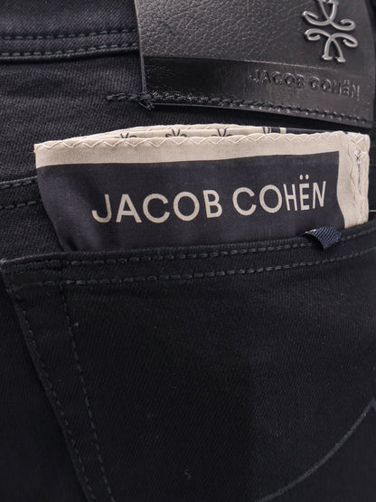 Pantaloni in misto cotone con targhetta Logo in pelle thumbnail